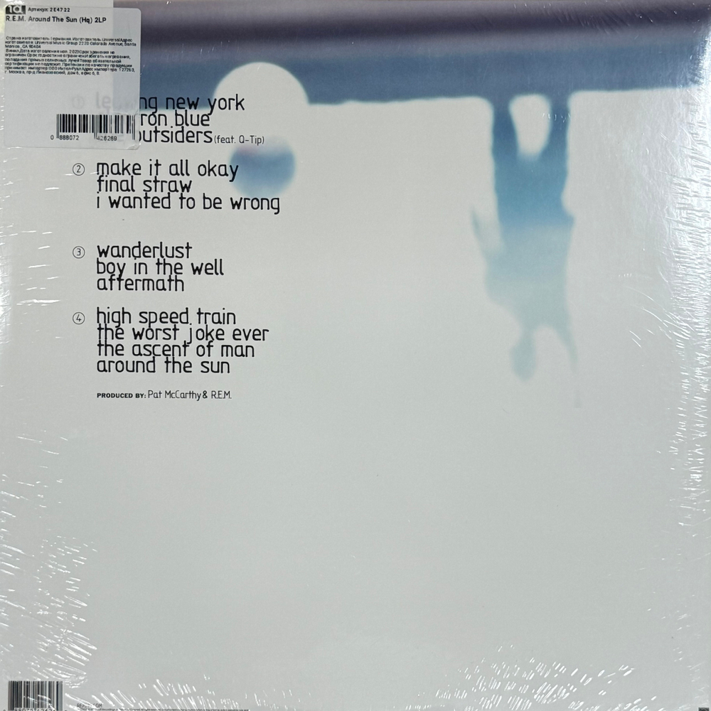 R.E.M. ‎– Around The Sun 2LP (Европа 2023г.)