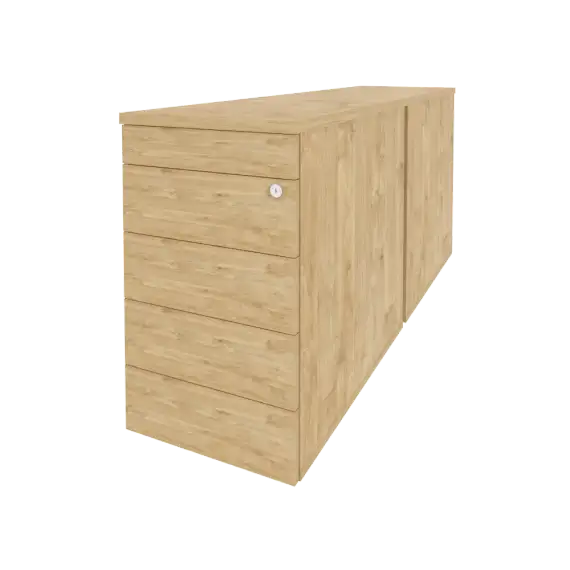 Onix Тумба двойная приставная/опорная (TIP-ON) O.TPO-2.8 TIP 432*1635*750