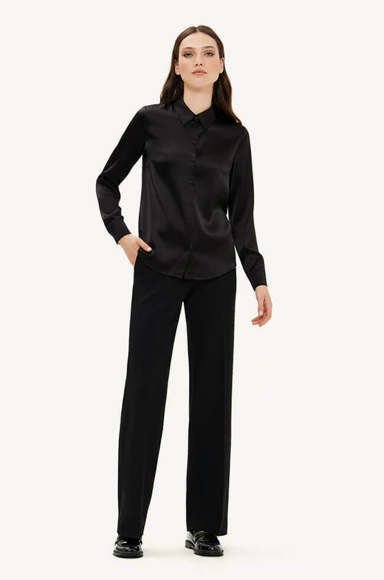 23457 Блузка женская (черный)