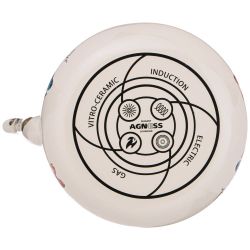 ЧАЙНИК AGNESS ЭМАЛИРОВАННЫ СО СЪЕМНЫМ ФИЛЬТРОМ ИЗ НЖС, СЕРИЯ "ФРУКТЫ" 1,3 Л