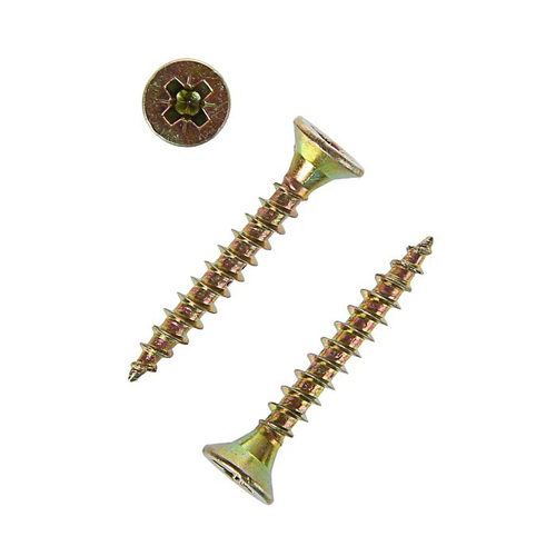 Шуруп универсальный желтый 3,0*35 потай