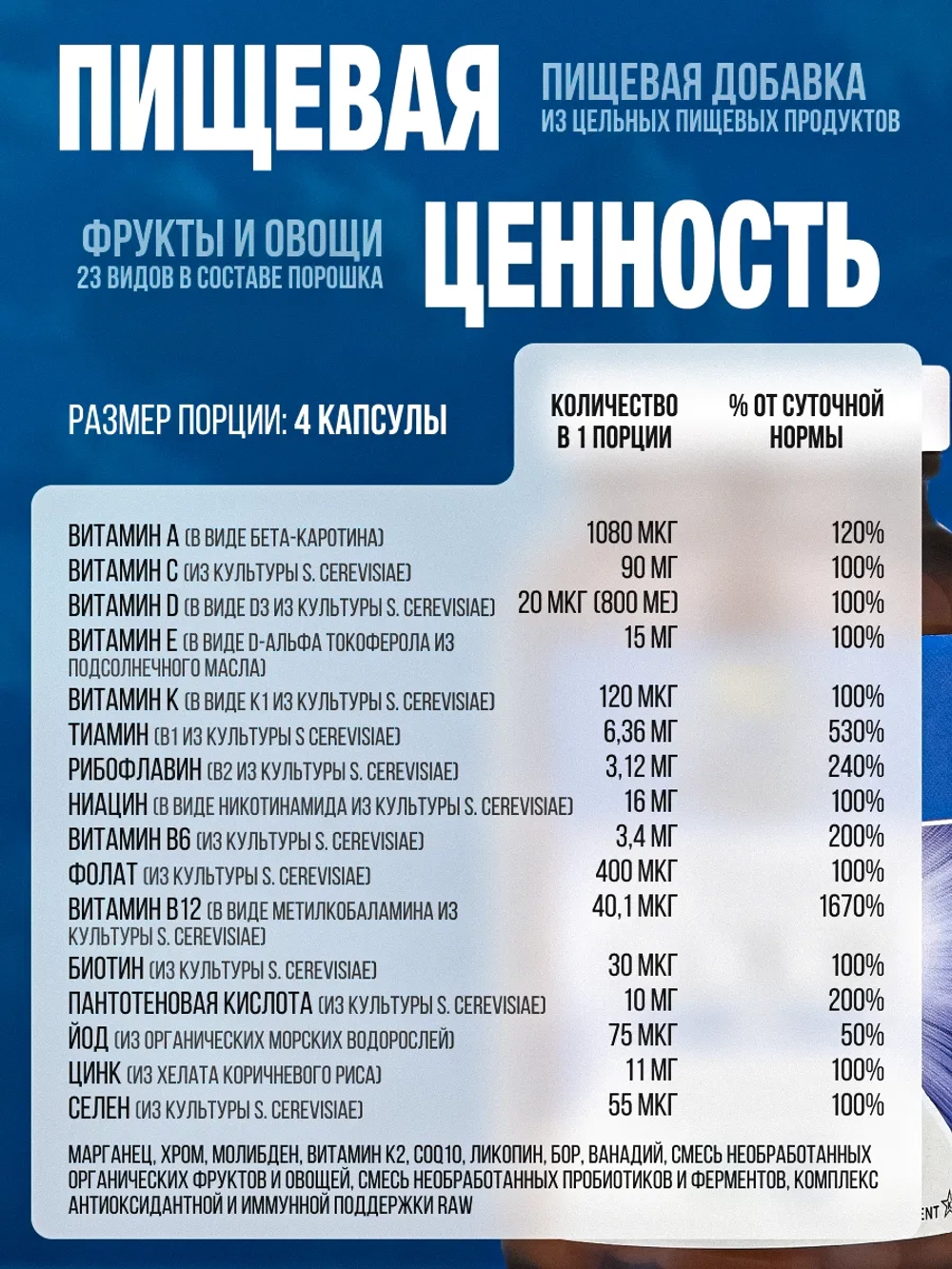 Vitamin Code Комплекс для мужчин 120 капсул