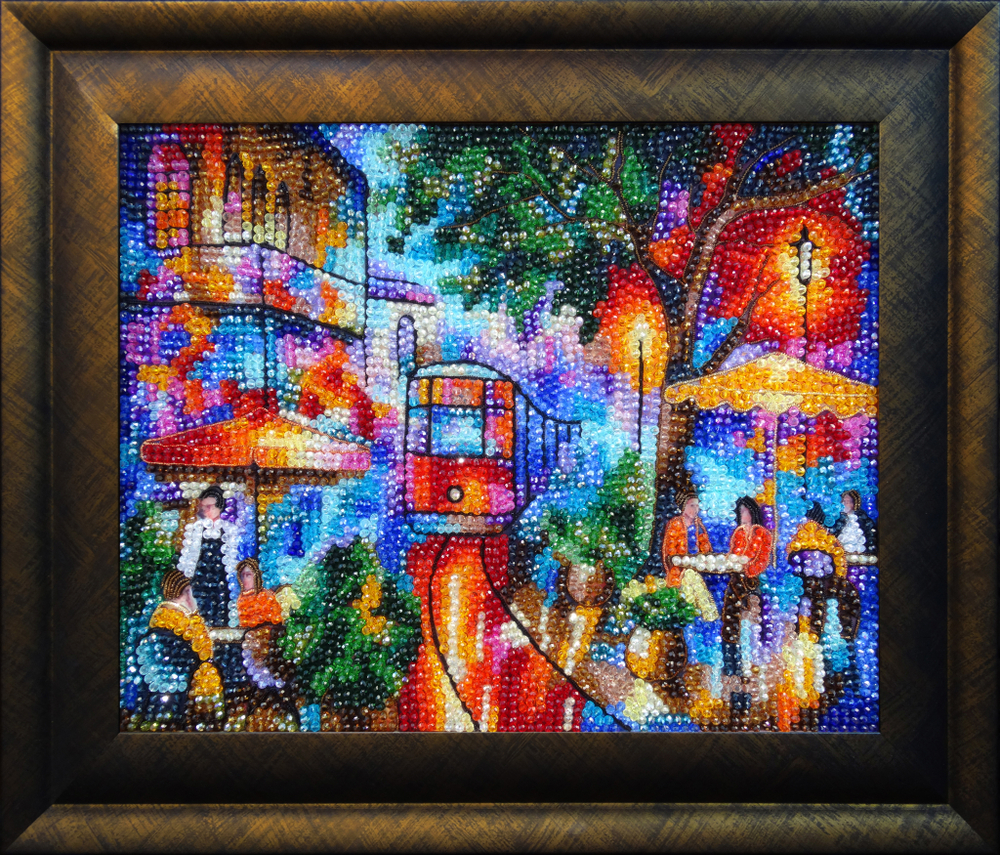 Принт-С11 Ткань с нанесенной авторской схемой Магия старины (+инструкция)