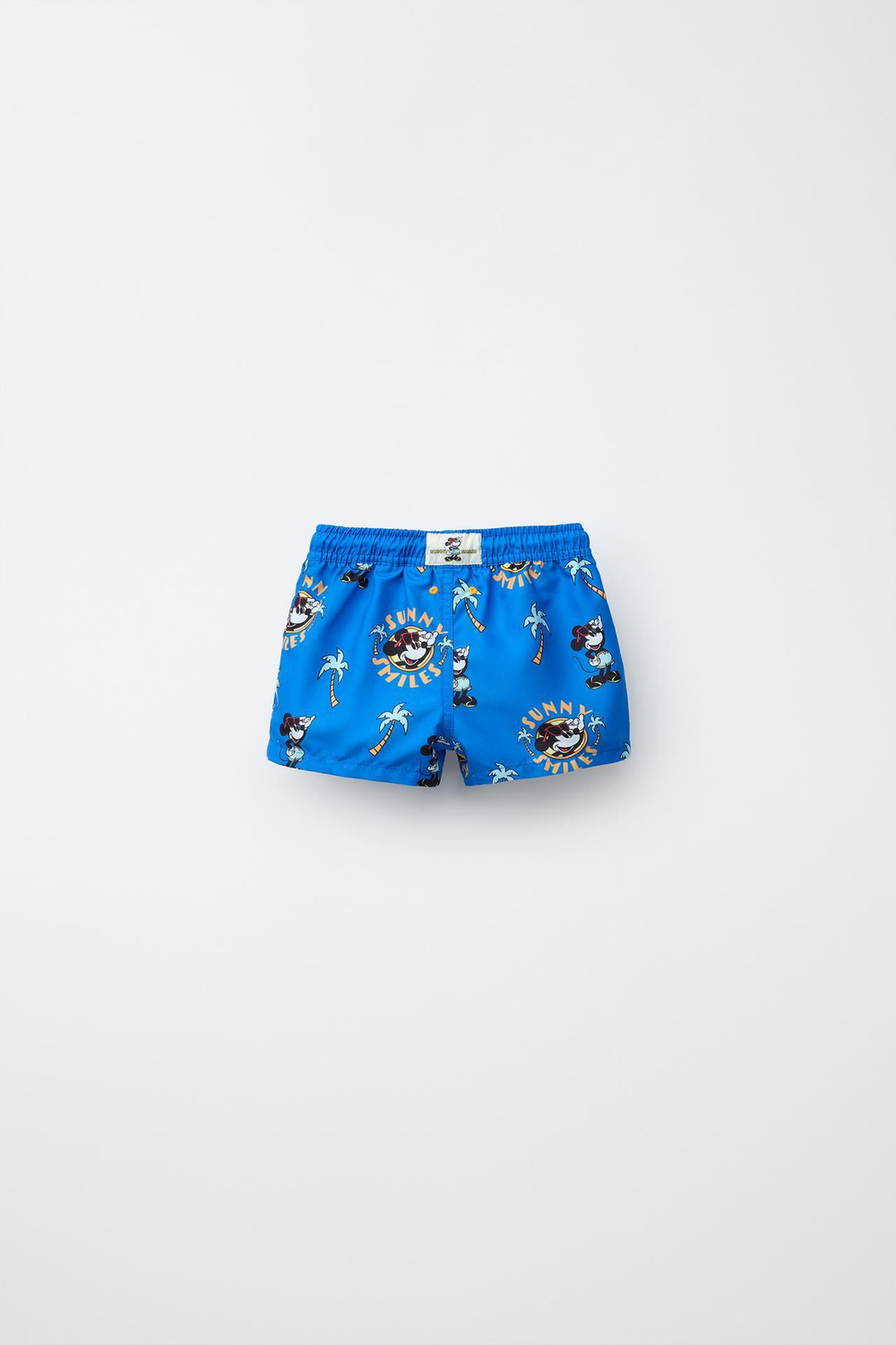 ZARA ПЛАВКИ С ПРИНТОМ MICKEY MOUSE © DISNEY, ЯРКО-СИНИЙ