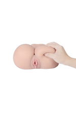 Реалистичный двойной мастурбатор Real Booty (Цвет: телесный)