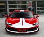 Карбоновая губа переднего бампера на замену для Ferrari 296 GTS GTB Феррари