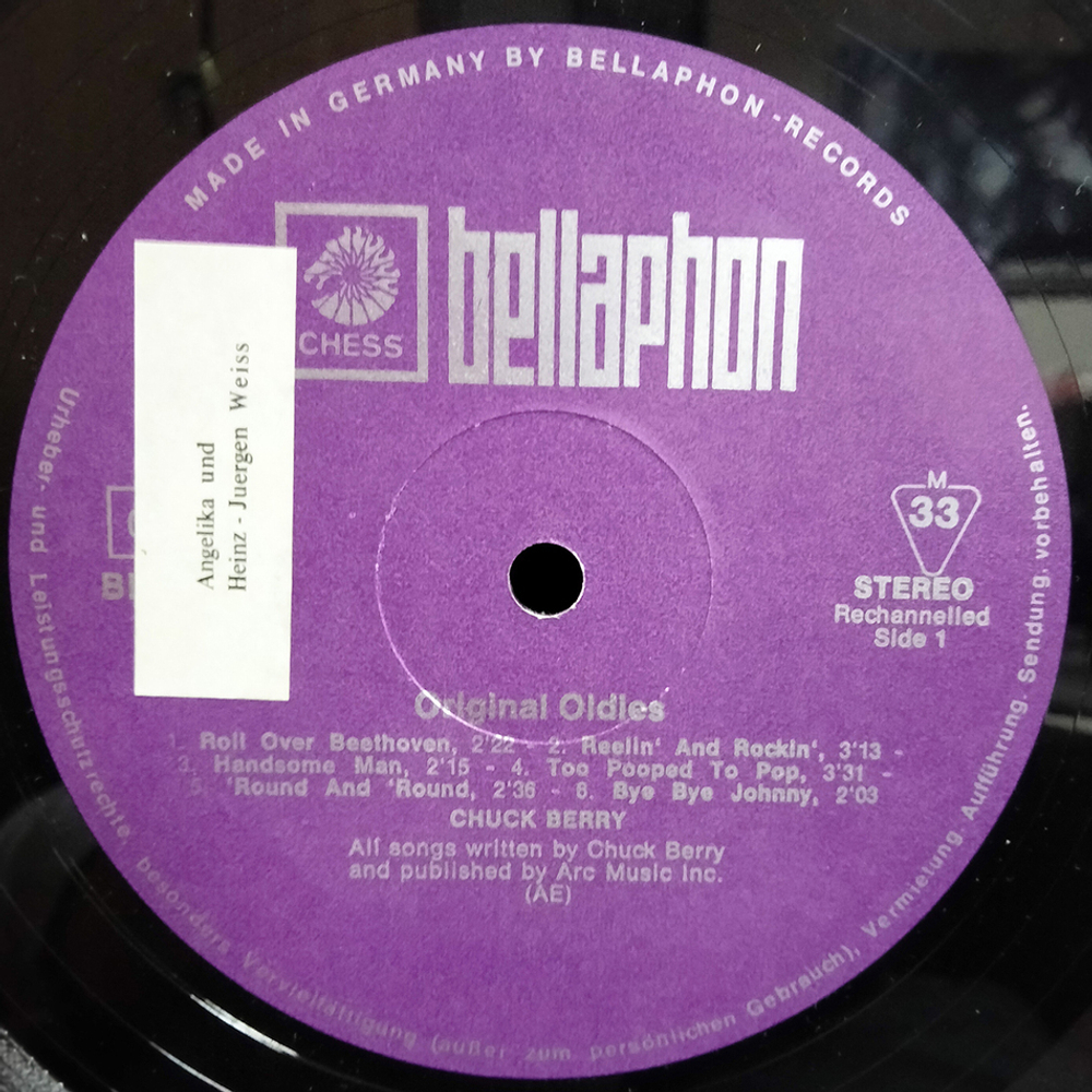 Chuck Berry / Original Oldies (LP)
