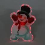 Сувенир с подсветкой «Снеговичок» 10,5*7 см