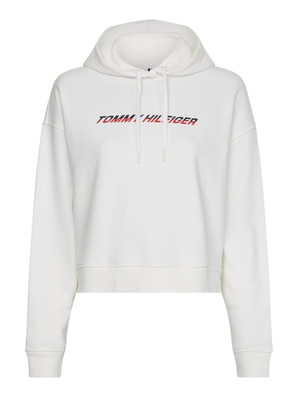 Женская теннисная куртка Tommy Hilfiger Regular Graphic Hood - White