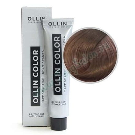 Крем краска для волос перманентная Ollin Color «Светло-русый коричневый» 8/7