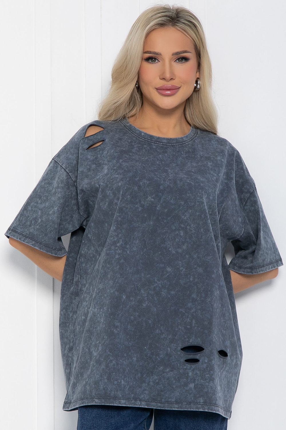 Футболка Микель (синяя) Б12598-20 LT Collection