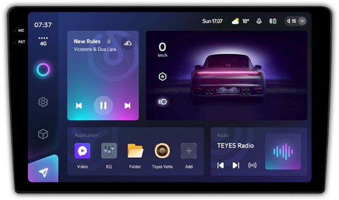 Магнитола для Sollers SF1 2025+ (рамка большая) - Teyes CC3-2K монитор 9.5" 2K QLED на Android 10, Быстрая, CarPlay, 4G SIM-слот