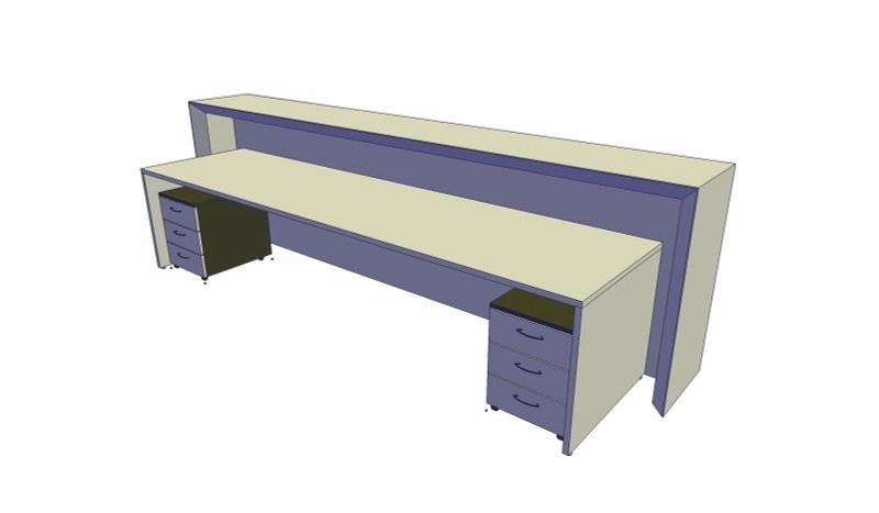 Стойка Ресепшн META EXTRA LONG