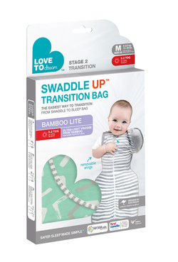 Спальный мешочек-трансформер 2-го этапа Love To Dream Swaddle UP Bamboo Мята