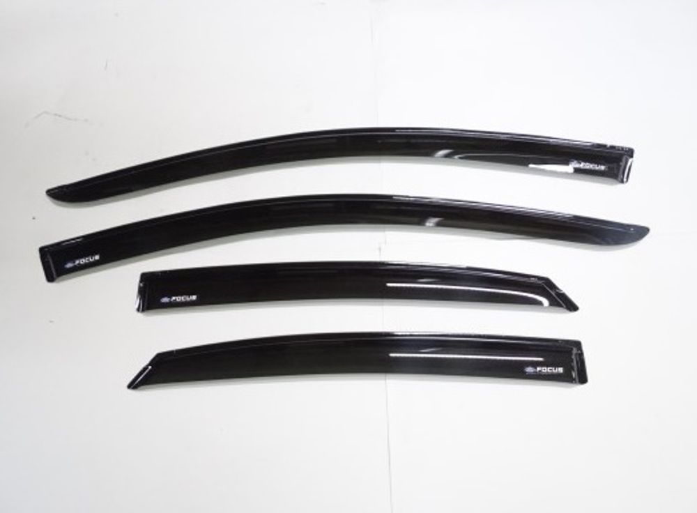 Ветровики Ford Focus II седан/хетчбэк 2004-2011 г. (VAD)