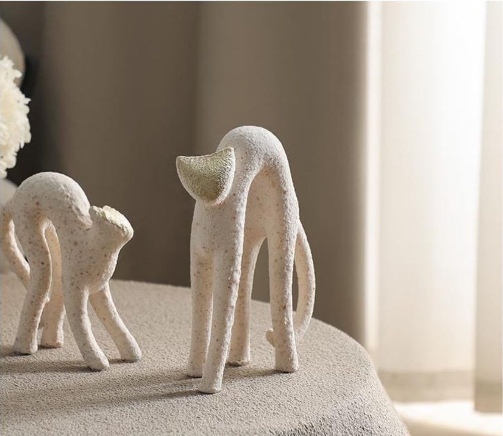 Статуэтка Golden face cat A