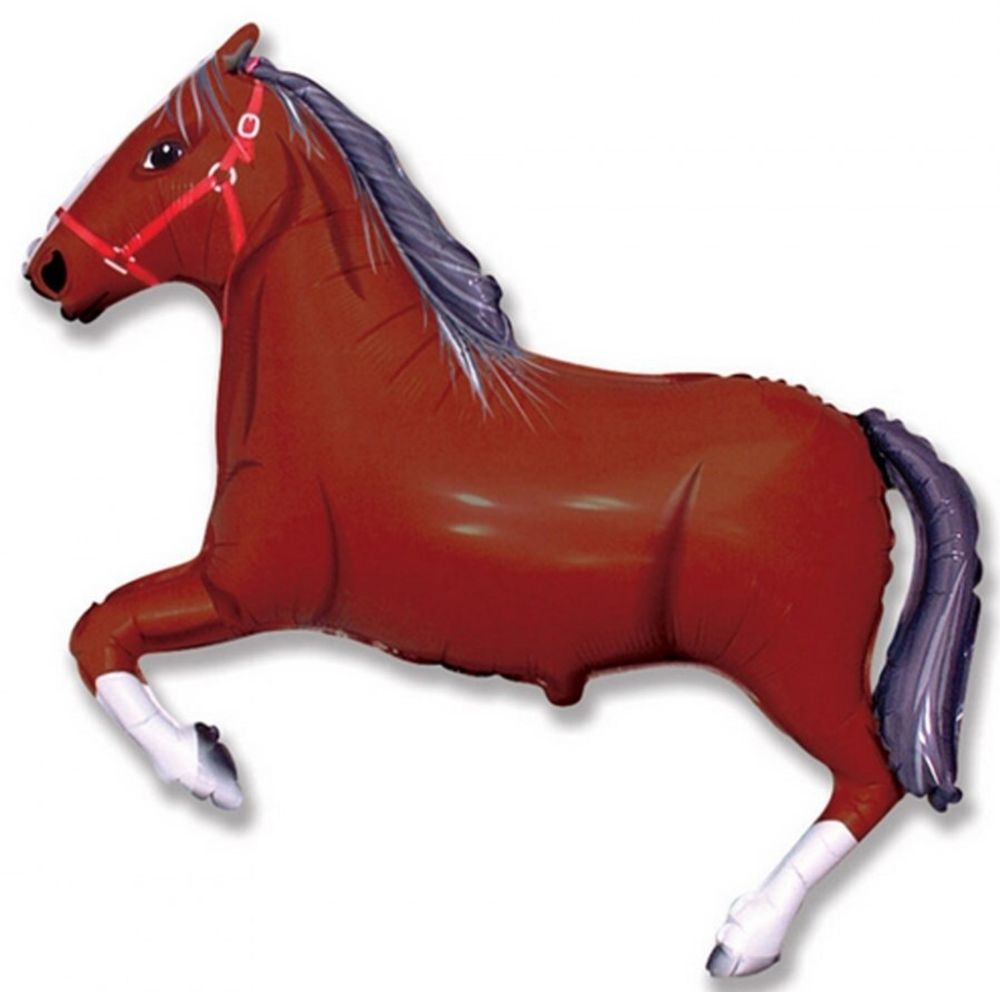Фигура Лошади коричневая Без гелия