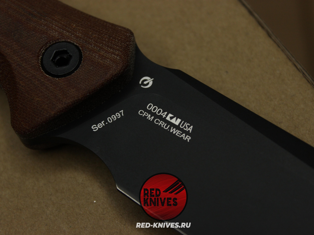 Нож Zero Tolerance 0004 - рукоять микарта, клинок черный