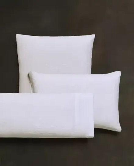 ZARA HOME НАВОЛОЧКА ИЗ ХЛОПКОВОГО МУСЛИНА, БЕЛЫЙ
