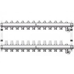Коллектор Wester нерж. 1-3/4 в сборе на 11 выходов с 2 заглушками, W903.11