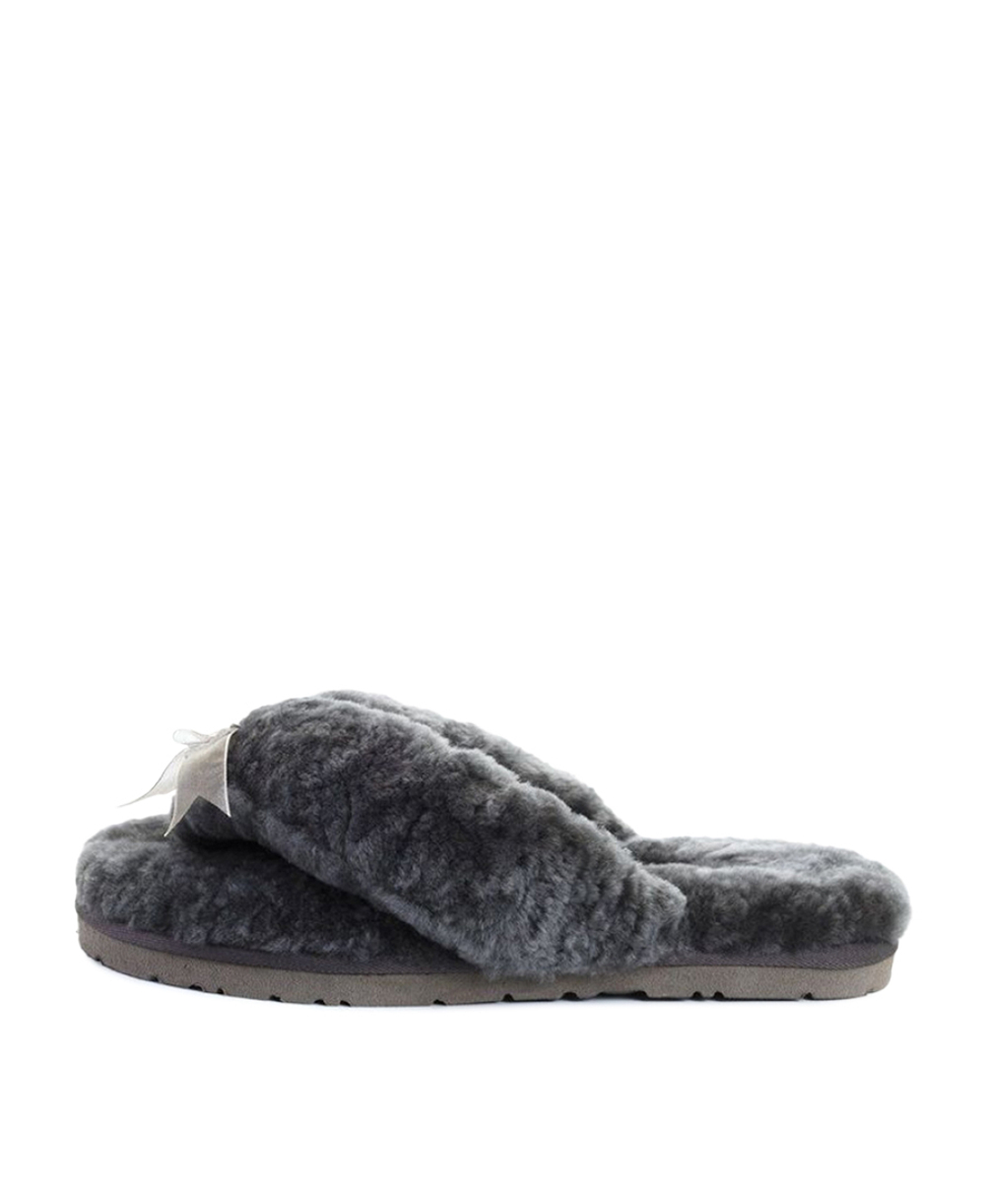 FLUFF FLIP FLOP II-grey