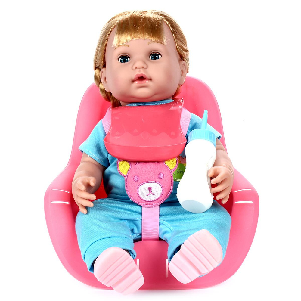 Пупс функц. с кнопкой, свет, коробка 34*27*25,8см QH3011-10