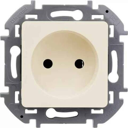 Розетка встраиваемая LEGRAND Inspiria 673711 без заземления цвет слоновая кость