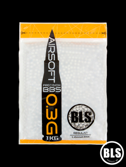 Шары BLS 0,30 g (белые, 3300 шт, 1 кг, пакет)