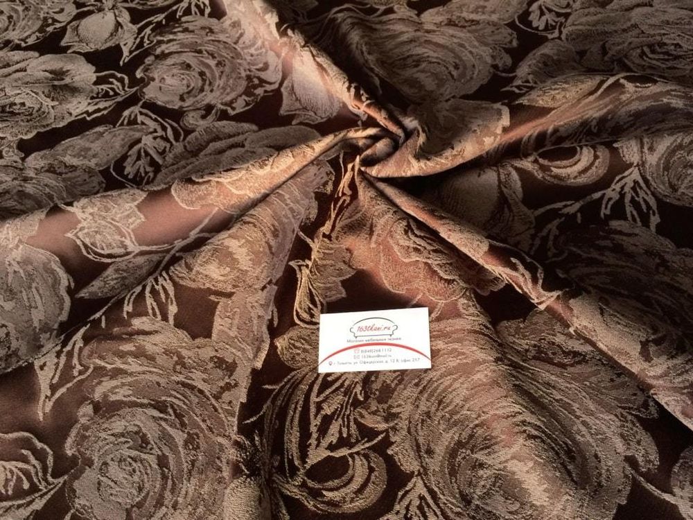 Жаккард Антик темно-коричневый