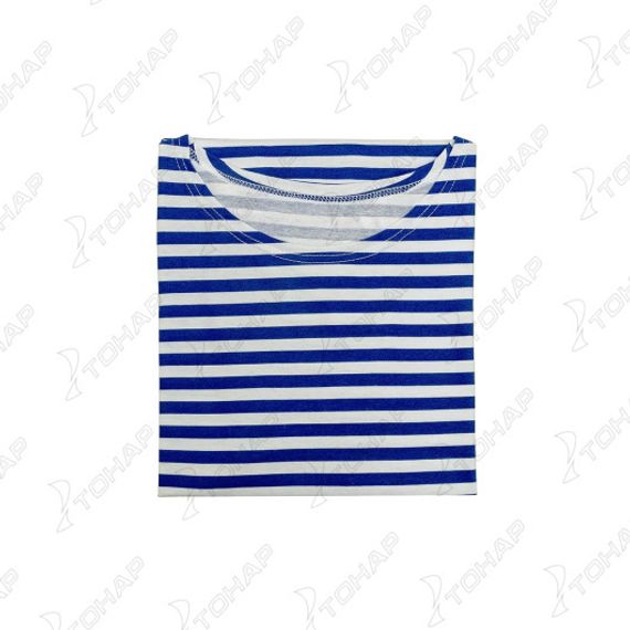 Тельняшка Helios кулирка голубая полоса р. 60