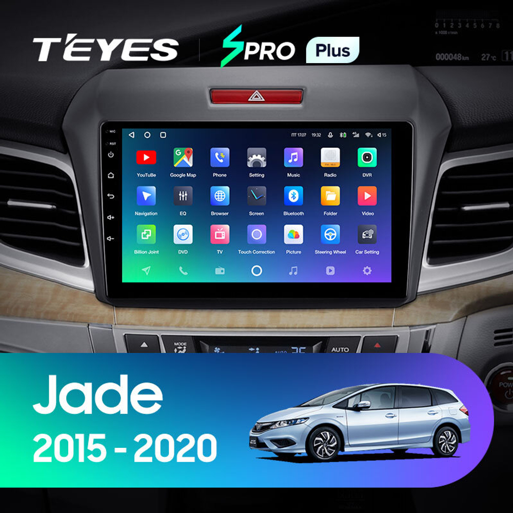 Teyes SPRO Plus 9" для Honda Jade 2015-2020 (прав)