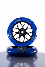 Набор колес HIPExtreme Neon Flakes 110*24 мм, чёрный/синий