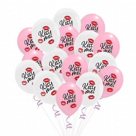Букет шаров Kiss me! - 15 шариков