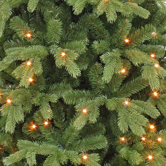 Елка Шервуд Премиум стройная с лампами 155 см., 120 LED ламп, литая хвоя+пвх, Triumph Tree (73146)