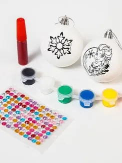 Набор для творчества "Новогодние шары" Холодное сердце, 2 шт