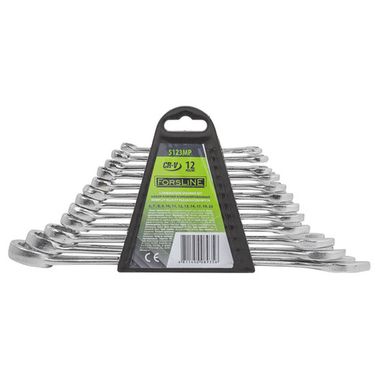 Набор ключей комбинированных 12 пр.(6-14,17,19,22мм),в пластиковом держателе ForsLine FL-5123MP