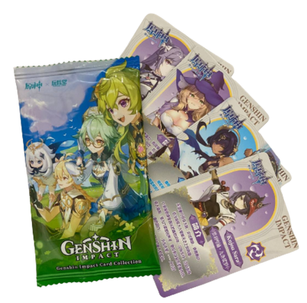 Бустер коллекционных карточек Genshin vol. 2 (категория Premium)