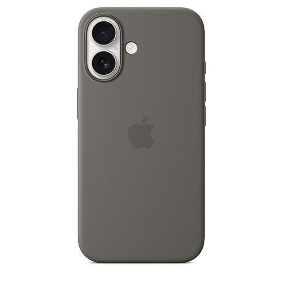 Чехол Apple iPhone 16 Silicone Case with MagSafe Stone Gray MYY33