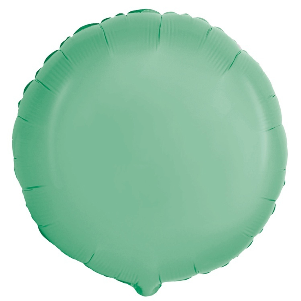 Фольгированная фигура, круг 18"/46СМ Пастель Mint