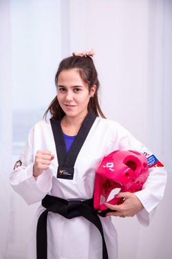 Шлем для тхэквондо ProfSport розовый