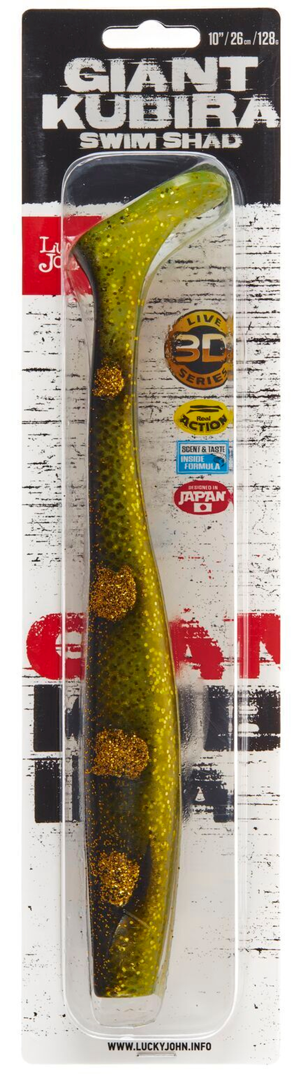 Виброхвост LJ 3D BBS Series GIANT KUBIRA SWIM SHAD 10,3in (26,00)/PG20 1шт.