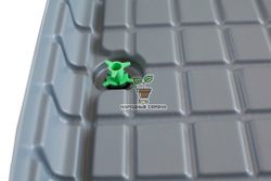 Штуцер литьевой зелёный ( d-22 мм)