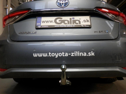 Фаркоп оцинкованный Galia T074C для TOYOTA Corolla, 4doors, 2019-(паспорт и сертификат в комплекте)(без электрики)