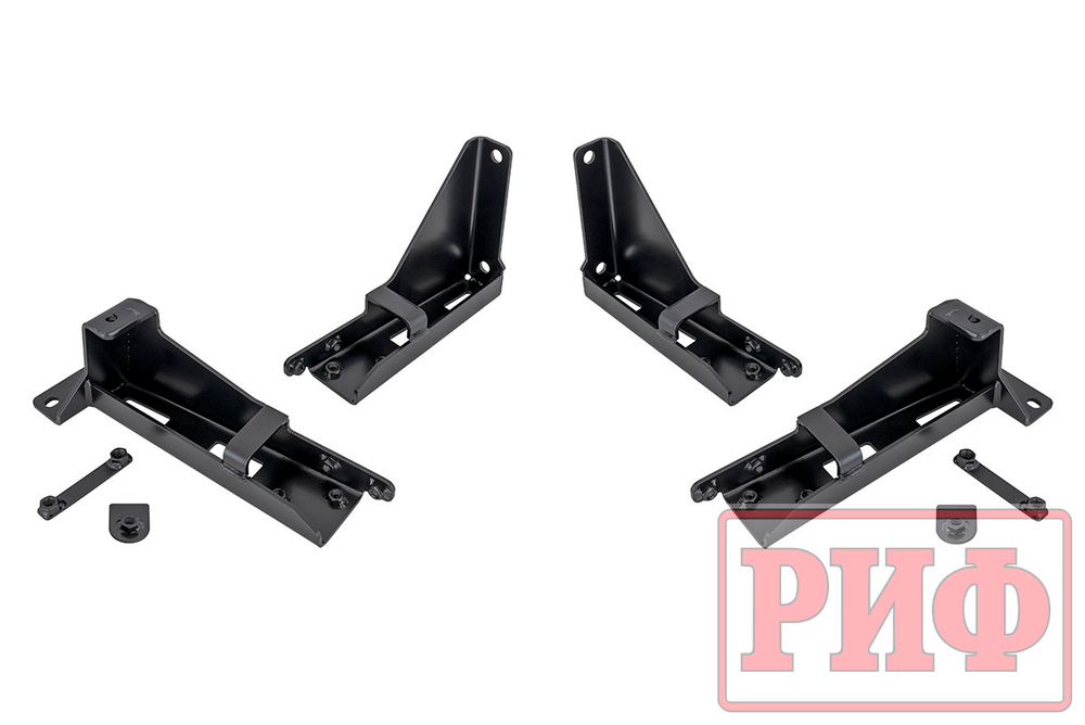 Пороги силовые Mitsubishi Pajero Sport III 2015-2020 РИФ