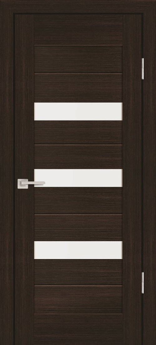 Дверь PS-09 / Цвет Венге Мелинга / белый сатинат / Двери PROFILO PORTE