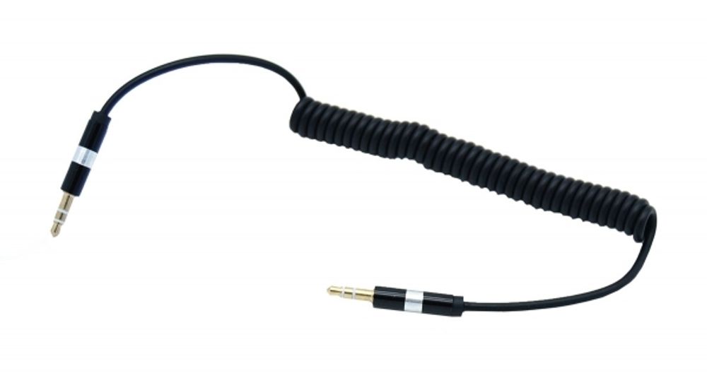 Аудио кабель AUX 3.5-3.5 1 метр витой Орбита OT-AVC06