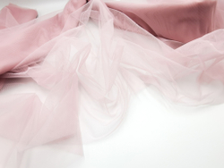 Бюстовая неэластичная сетка, Lauma, лотос (пыльно-розовый), (BS-019)