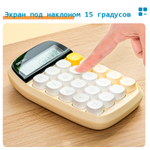 Калькулятор настольный DELI "TE35" 10 разрядный, 151х91х35 мм, желтый