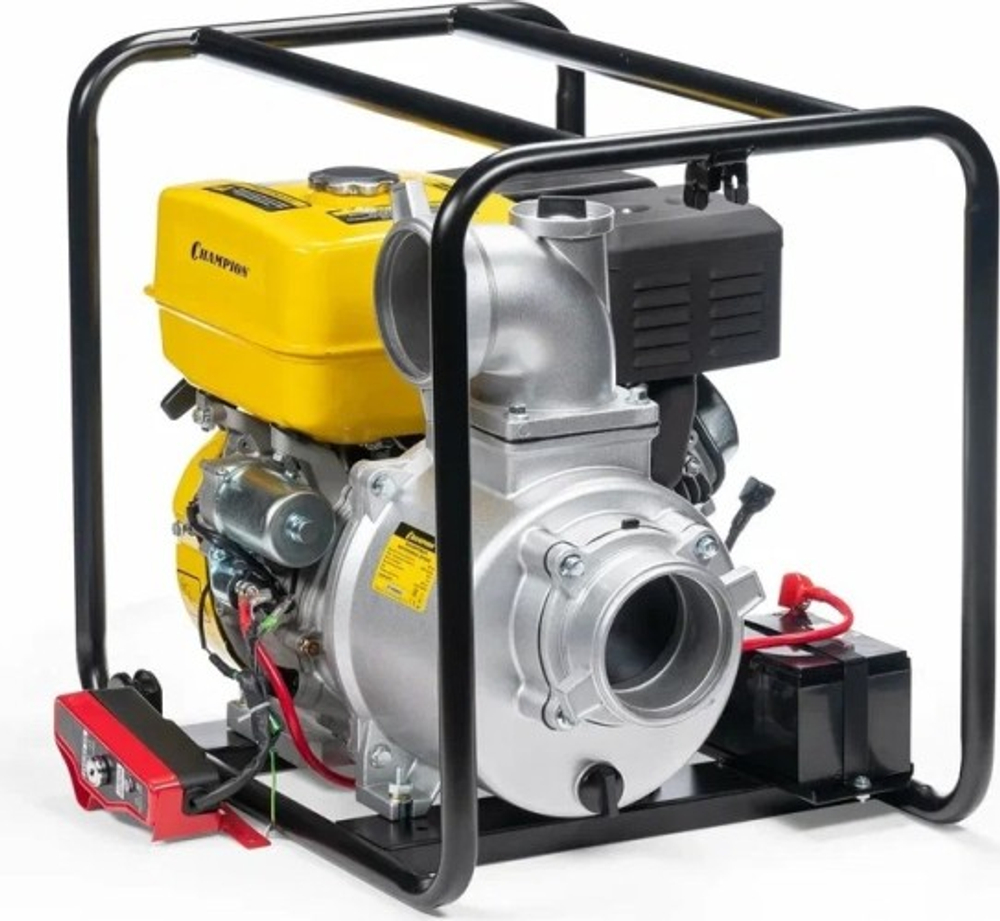 Мотопомпа бензиновая CHAMPION GP100E для слабозагрязненной воды