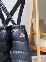 Пуховые брюки на лямках Moncler, 98